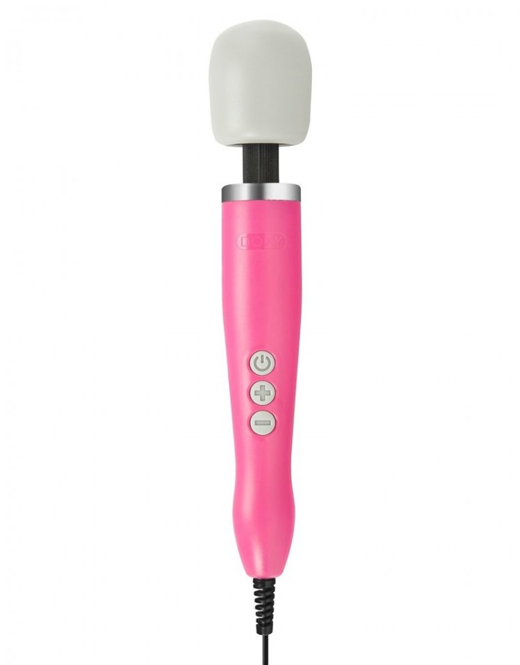 Розовый жезловый вибратор Doxy Massager - 34 см.