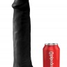 Черный фаллоимитатор-гигант на присоске 14" Cock - 36 см.