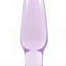Фиолетовая анальная мини-пробка Jelly Rancher Pleasure Plug Mini - 8,1 см.