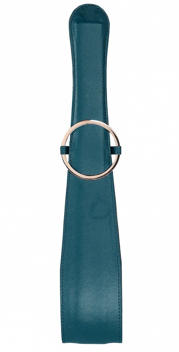 Зеленая шлепалка Belt Flogger - 54 см.