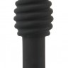 Черная анальная вибропробка Twist Butt Plug - 10,7 см.