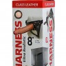 Насадка-фаллоимитатор на кожаных трусиках Harness Ultra Realistic 8" - 20 см.