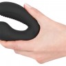 Черная анальная втулка с вибрацией и функцией нагрева Warming & Vibrating Butt Plug