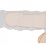 Телесная увеличивающая насадка Penis Extender - 17,5 см.