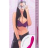 Ярко-розовый вибратор со стимулирующим шариком BEADSY - 21 см.