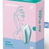 Голубой вакуумный массажер Love Breeze