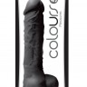 Черный фаллоимитатор Pleasures 5" Dildo - 17,8 см.
