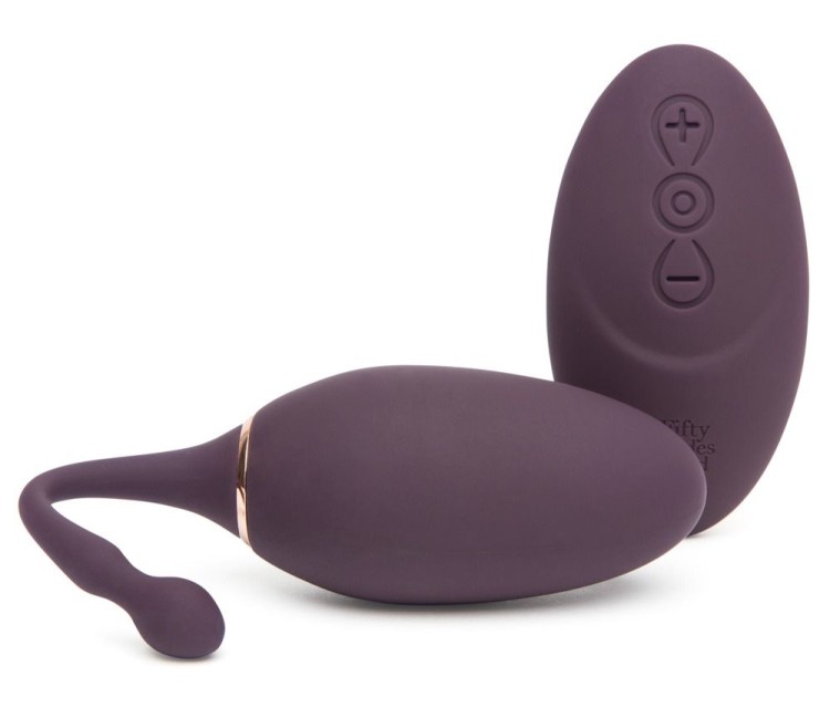 Фиолетовое виброяйцо I've Got You Rechargeable Remote Control Love Egg