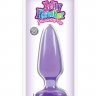 Фиолетовая средняя анальная пробка Jelly Rancher Pleasure Plug Medium - 12,7 см.