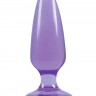 Фиолетовая средняя анальная пробка Jelly Rancher Pleasure Plug Medium - 12,7 см.