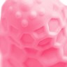 Розовый рельефный мастурбатор Flaff