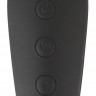 Черная анальная втулка с вибрацией и электростимуляцией Vibrating E-Stim Butt Plug - 9,2 см.