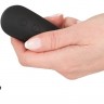 Черная анальная втулка с вибрацией и электростимуляцией Vibrating E-Stim Butt Plug - 9,2 см.