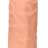 Телесная увеличивающая насадка Penis Extender - 17 см.