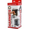 Насадка-фаллоимитатор на кожаных трусиках Harness Ultra Realistic 5,5" - 17 см.