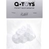Белый рельефный мастурбатор Flaff