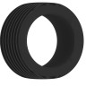 Чёрное эрекционное кольцо No.42 Cockring