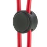 Красное силиконовое лассо на пенис с двумя утяжками Silicone Double Loop Cock Ring