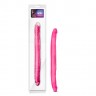 Розовый двусторонний фаллоимитатор B Yours 16" Double Dildo - 40,6 см.