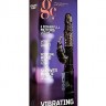 Дымчатый вибратор Vibrating Rabbit с клиторальным отростком - 22 см.