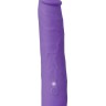 Фиолетовый вибратор-реалистик на присоске PURRFECT SILICONE ONE TOUCH - 20,5 см.