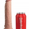 Телесный фаллоимитатор 9" Silicone Dual Density Cock - 25,4 см.