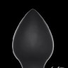 Чёрная анальная пробка Thick Anal Plug Large - 11,5 см.