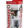 Насадка-фаллоимитатор на кожаных трусиках Harness Ultra Realistic 6" - 16 см.