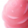 Розовый рельефный мастурбатор Pufl
