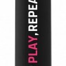 Черный гладкий вибромассажер #EatSleepPlayRepeat - 17,2 см.