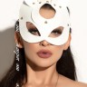 Маска на глаза из материала под винил с ушками