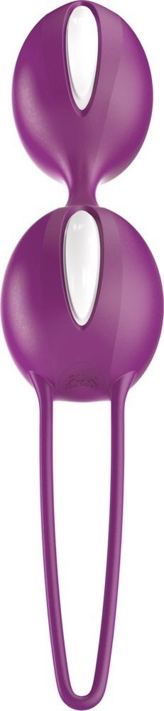 Фиолетовые вагинальные шарики Smartballs Duo