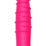 Розовая анальная пробка-фаллос SPIRAL PLUG - 13,5 см.