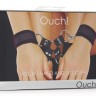 Черный комплект оков Velcro hand and leg cuffs