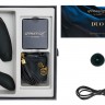 Чёрный стимулятор Womanizer DUO с вагинальным отростком