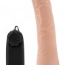 Телесный вибратор 8.5 Inch Vibrating Realistic Cock With Suction Cup - 21,6 см.