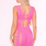 Бесшовное платье Full Of Shred Sheer Mini Dress