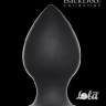 Чёрная анальная пробка Thick Anal Plug Medium - 9,5 см.