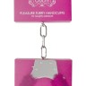 Розовые пушистые наручники OUCH! Pink