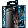 Серый мастурбатор с ребрышками FLEXIBLE MASTURBATOR STROKER