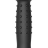 Черный анальный фаллоимитатор NUBBED PLUG - 13,5 см.