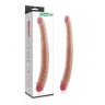 Телесный двусторонний фаллоимитатор 14" King Size Realistic Ladykiller Tapered Double Penetration - 35,5 см.