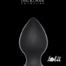 Чёрная анальная пробка Thick Anal Plug Small - 7,8 см.