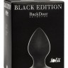Чёрная анальная пробка Thick Anal Plug Small - 7,8 см.