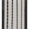 Набор из 4 черных стимуляторов уретры Spiral Screw Plug Set