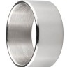 Серебристое эрекционное кольцо Sinner Wide metal head-ring Size L