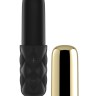 Чёрно-золотистая вибропуля Satisfyer Lovely Honey