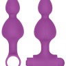Фиолетовый анальный вибронабор USB-Rechargeable Anal Set