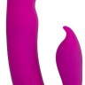 Розовый вибратор G-Spot Dual Stimulator with Rolling Ball - 17,1 см.