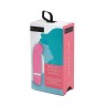 Розовый мини-вибратор Bcute Classic Curve - 10 см.